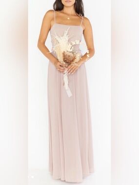 Show Me Your MuMu Dusty Blush Maxi Slip Dress